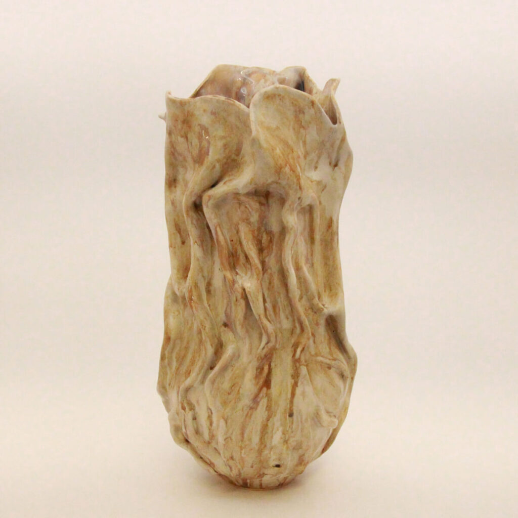 Solid Veil decorative ceramic vase main gallery image
