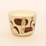 Path to Presence handmade ceramic candle holder with scented candle